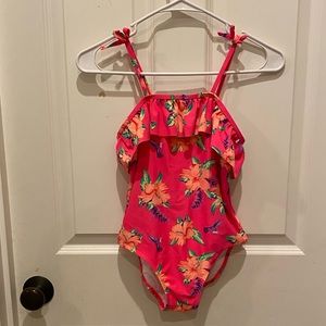 Floral swimsuit size 14–worn once
